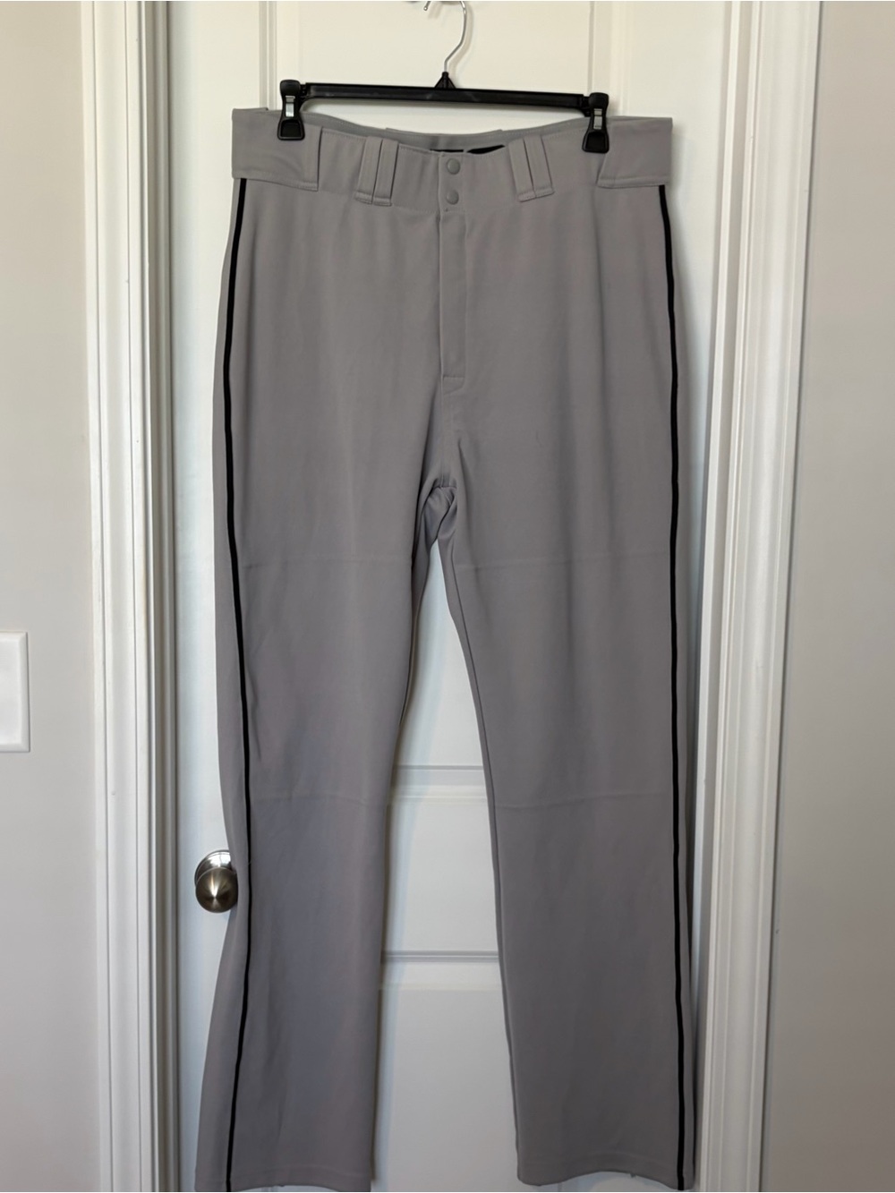 Easton Gray Men's baseball pants with side stripe 
Size XXL